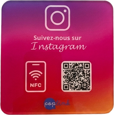 Poplink Plaque Instagram